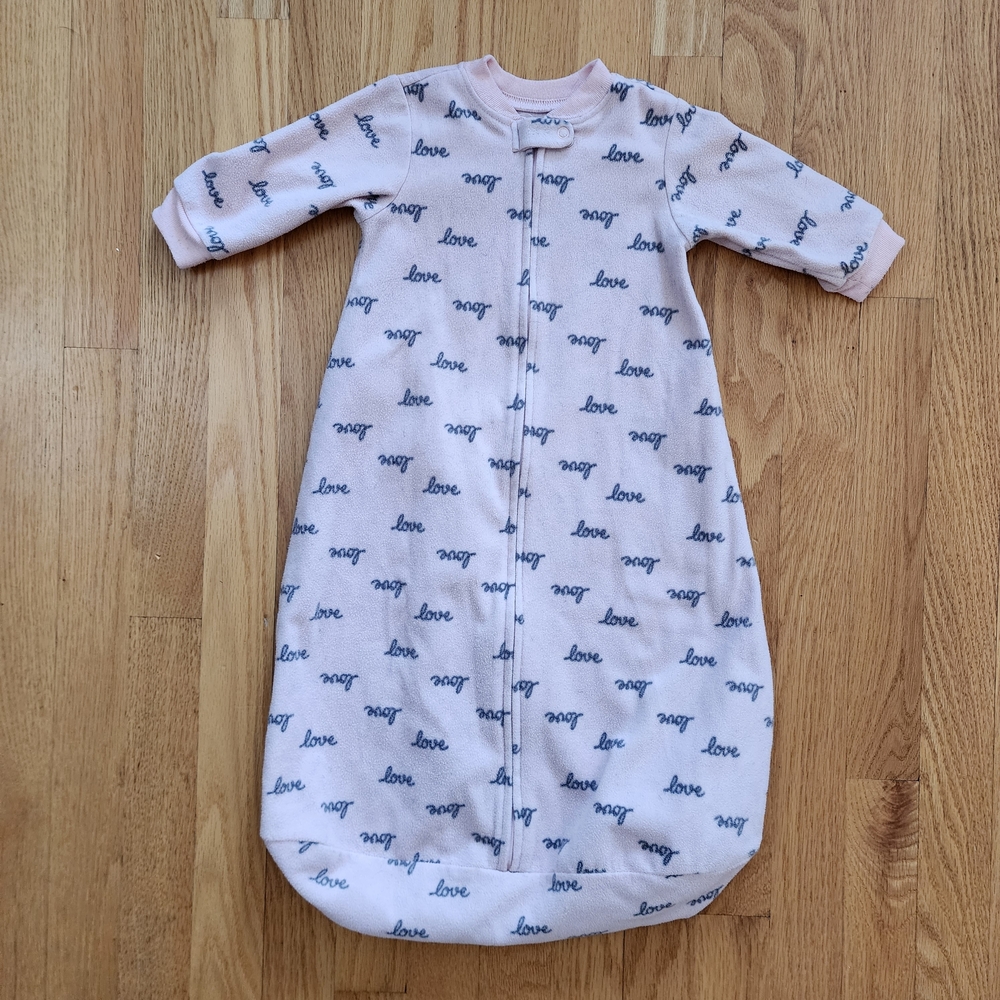 Carter's Pink Love Print Sleep Sack